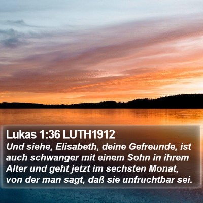 Lukas 1:36 LUTH1912 Bible Verse Image