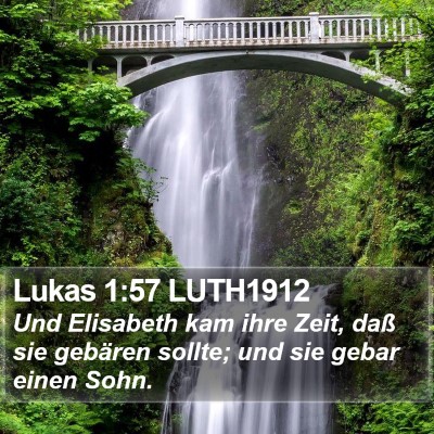 Lukas 1:57 LUTH1912 Bible Verse Image
