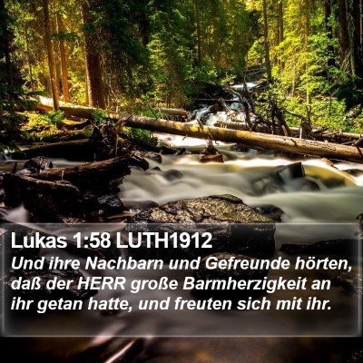 Lukas 1:58 LUTH1912 Bible Verse Image
