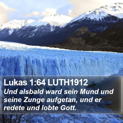 Lukas 1:64 LUTH1912 Bible Verse Image