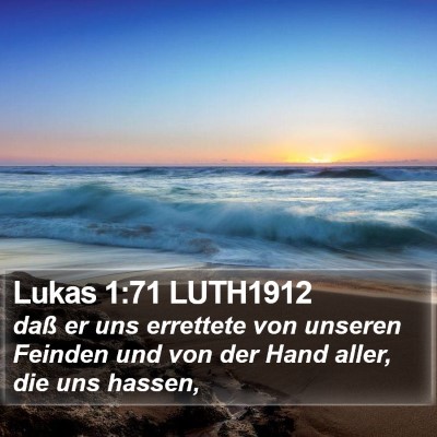Lukas 1:71 LUTH1912 Bible Verse Image