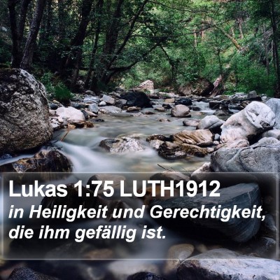 Lukas 1:75 LUTH1912 Bible Verse Image