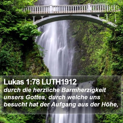 Lukas 1:78 LUTH1912 Bible Verse Image