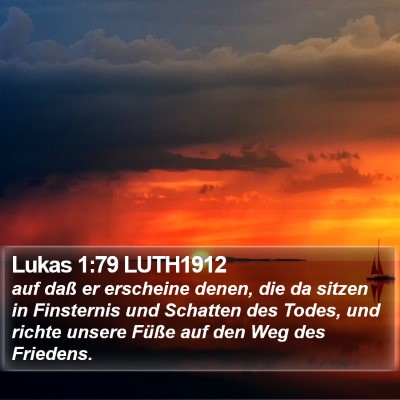 Lukas 1:79 LUTH1912 Bible Verse Image