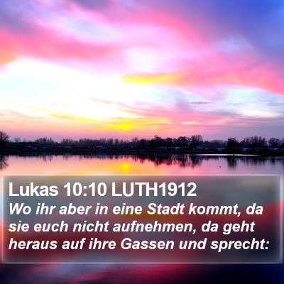 Lukas 10:10 LUTH1912 Bible Verse Image