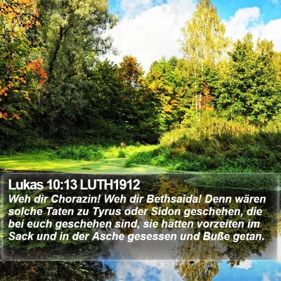 Lukas 10:13 LUTH1912 Bible Verse Image
