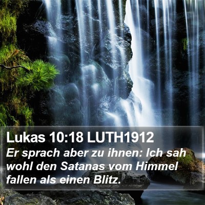 Lukas 10:18 LUTH1912 Bible Verse Image