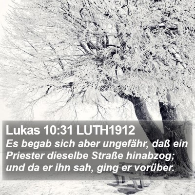 Lukas 10:31 LUTH1912 Bible Verse Image