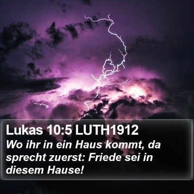Lukas 10:5 LUTH1912 Bible Verse Image