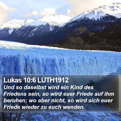 Lukas 10:6 LUTH1912 Bible Verse Image