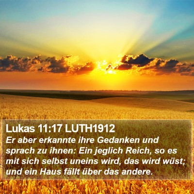 Lukas 11:17 LUTH1912 Bible Verse Image