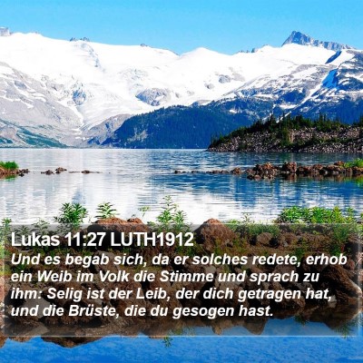 Lukas 11:27 LUTH1912 Bible Verse Image
