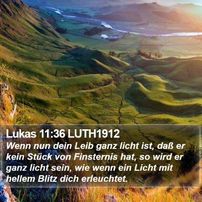 Lukas 11:36 LUTH1912 Bible Verse Image