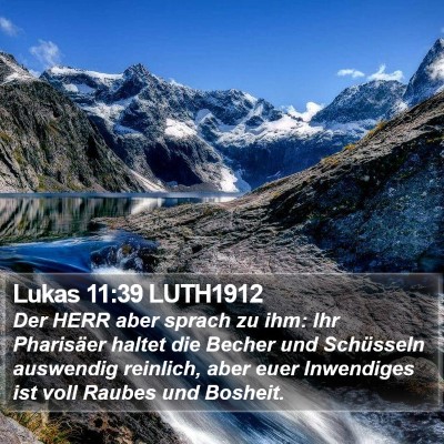 Lukas 11:39 LUTH1912 Bible Verse Image