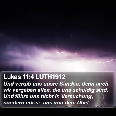 Lukas 11:4 LUTH1912 Bible Verse Image
