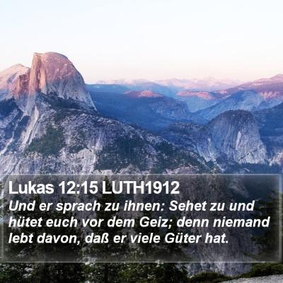 Lukas 12:15 LUTH1912 Bible Verse Image