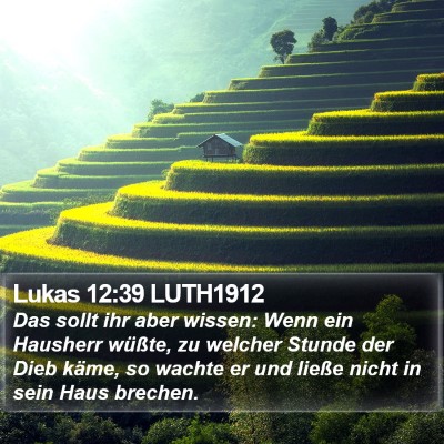 Lukas 12:39 LUTH1912 Bible Verse Image