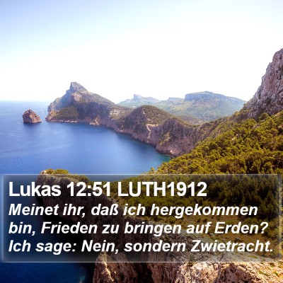 Lukas 12:51 LUTH1912 Bible Verse Image
