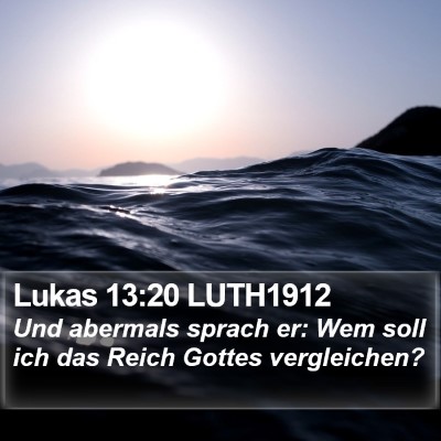 Lukas 13:20 LUTH1912 Bible Verse Image
