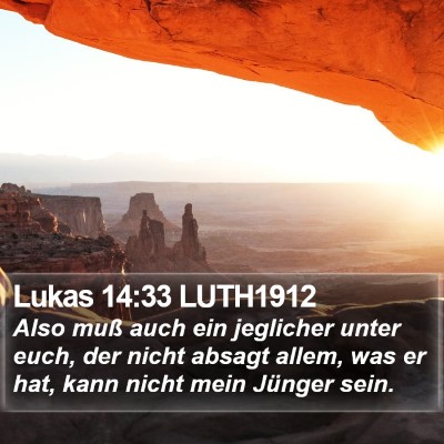 Lukas 14:33 LUTH1912 Bible Verse Image