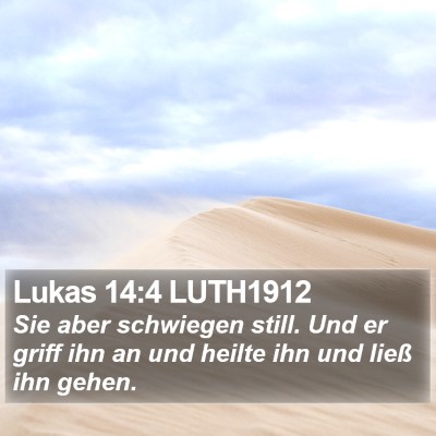 Lukas 14:4 LUTH1912 Bible Verse Image