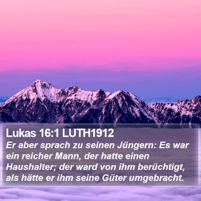 Lukas 16:1 LUTH1912 Bible Verse Image