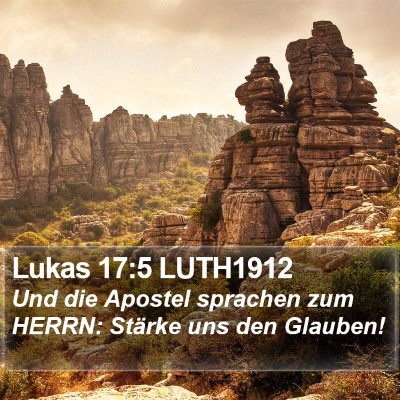Lukas 17:5 LUTH1912 Bible Verse Image