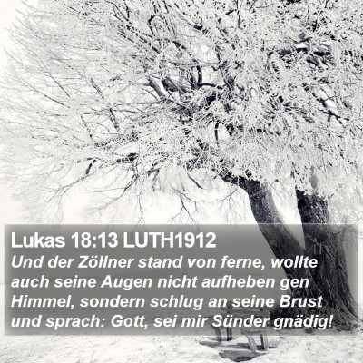 Lukas 18:13 LUTH1912 Bible Verse Image