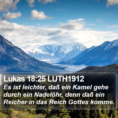 Lukas 18:25 LUTH1912 Bible Verse Image