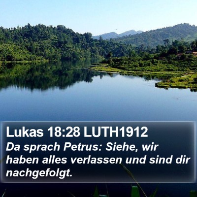 Lukas 18:28 LUTH1912 Bible Verse Image