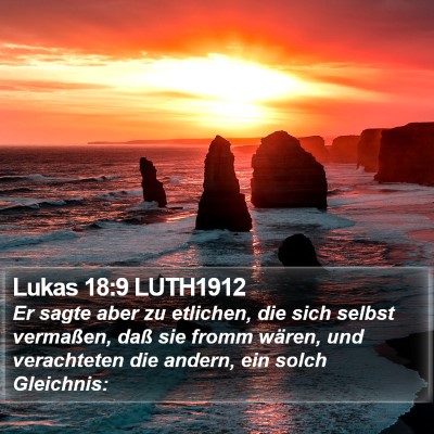 Lukas 18:9 LUTH1912 Bible Verse Image