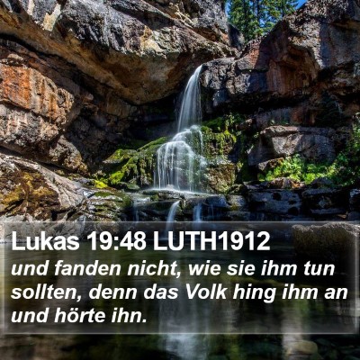 Lukas 19:48 LUTH1912 Bible Verse Image