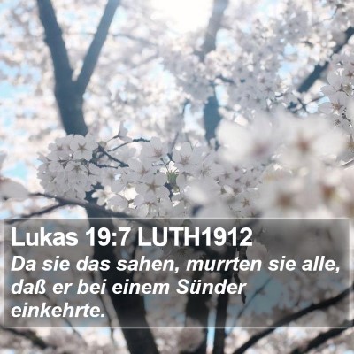 Lukas 19:7 LUTH1912 Bible Verse Image