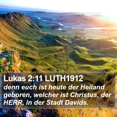 Lukas 2:11 LUTH1912 Bible Verse Image