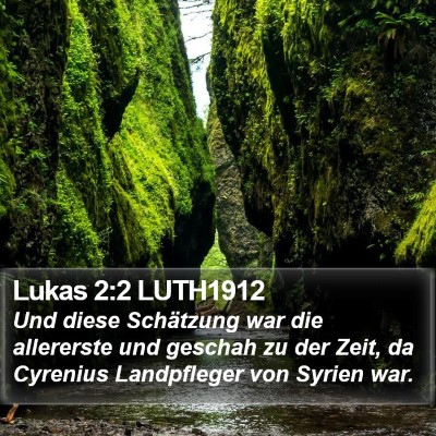 Lukas 2:2 LUTH1912 Bible Verse Image