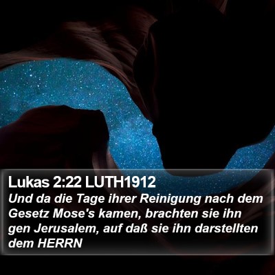 Lukas 2:22 LUTH1912 Bible Verse Image