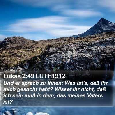 Lukas 2:49 LUTH1912 Bible Verse Image