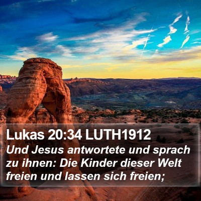 Lukas 20:34 LUTH1912 Bible Verse Image