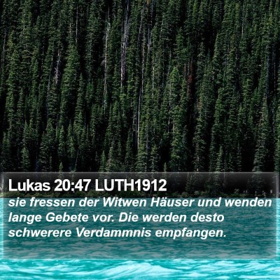 Lukas 20:47 LUTH1912 Bible Verse Image