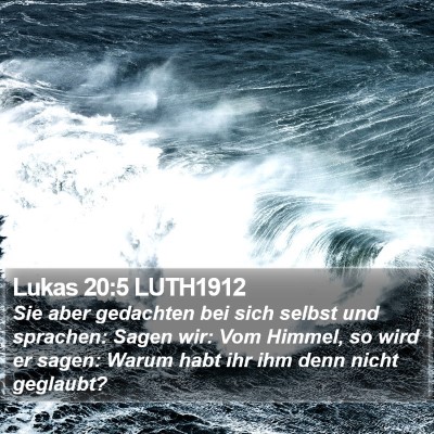 Lukas 20:5 LUTH1912 Bible Verse Image