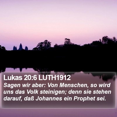 Lukas 20:6 LUTH1912 Bible Verse Image