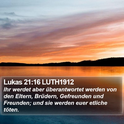 Lukas 21:16 LUTH1912 Bible Verse Image