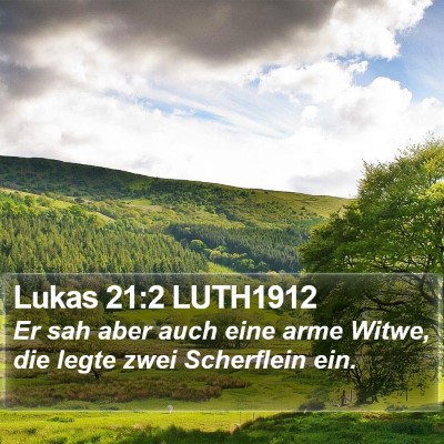 Lukas 21:2 LUTH1912 Bible Verse Image