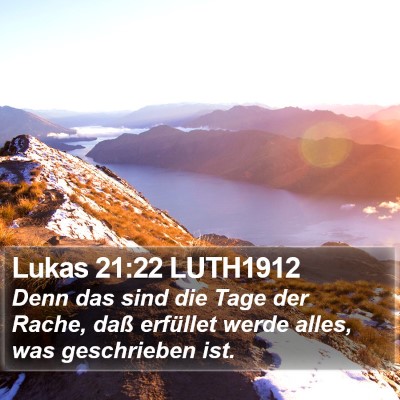 Lukas 21:22 LUTH1912 Bible Verse Image