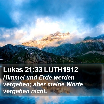 Lukas 21:33 LUTH1912 Bible Verse Image