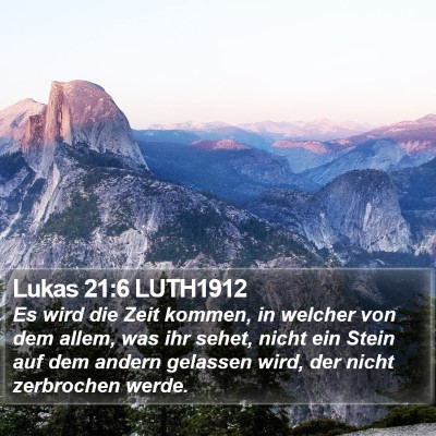 Lukas 21:6 LUTH1912 Bible Verse Image