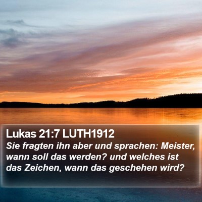 Lukas 21:7 LUTH1912 Bible Verse Image