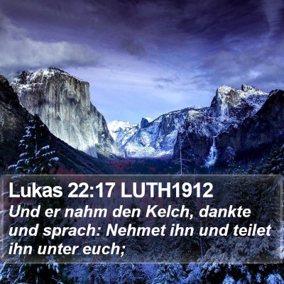 Lukas 22:17 LUTH1912 Bible Verse Image