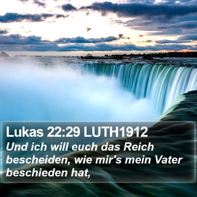 Lukas 22:29 LUTH1912 Bible Verse Image