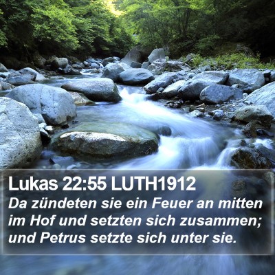 Lukas 22:55 LUTH1912 Bible Verse Image